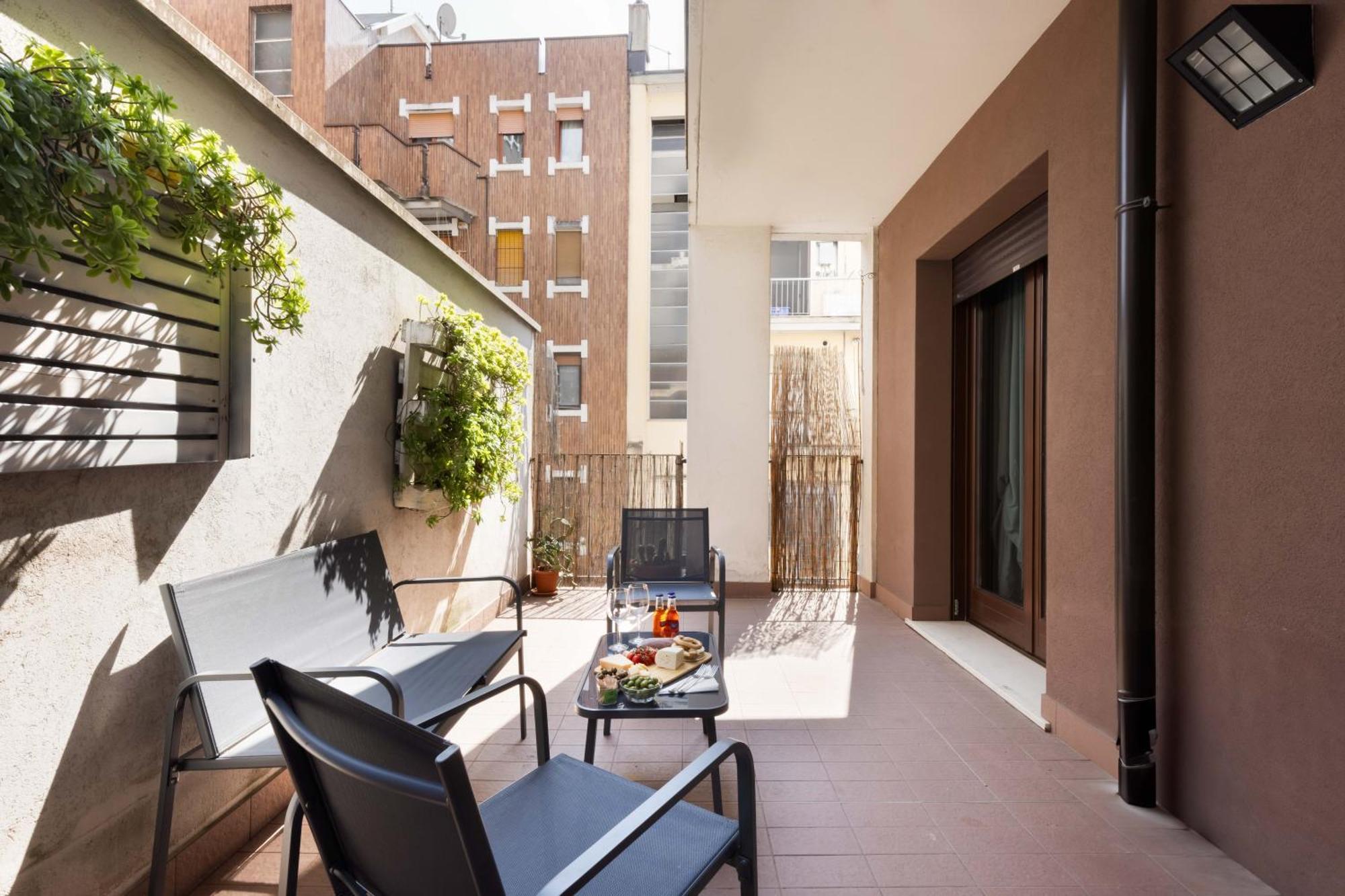 Terrace Milan Con Parcheggio Inclusoアパートメント エクステリア 写真